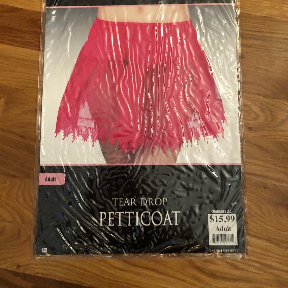 Red petticoat